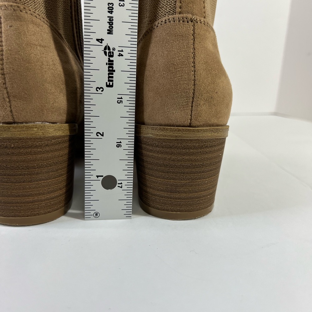 Universal Thread Women's Anya Ankle Boots Memory Foam Insole Tan Size 8 1/2 - Picture 9 of 13